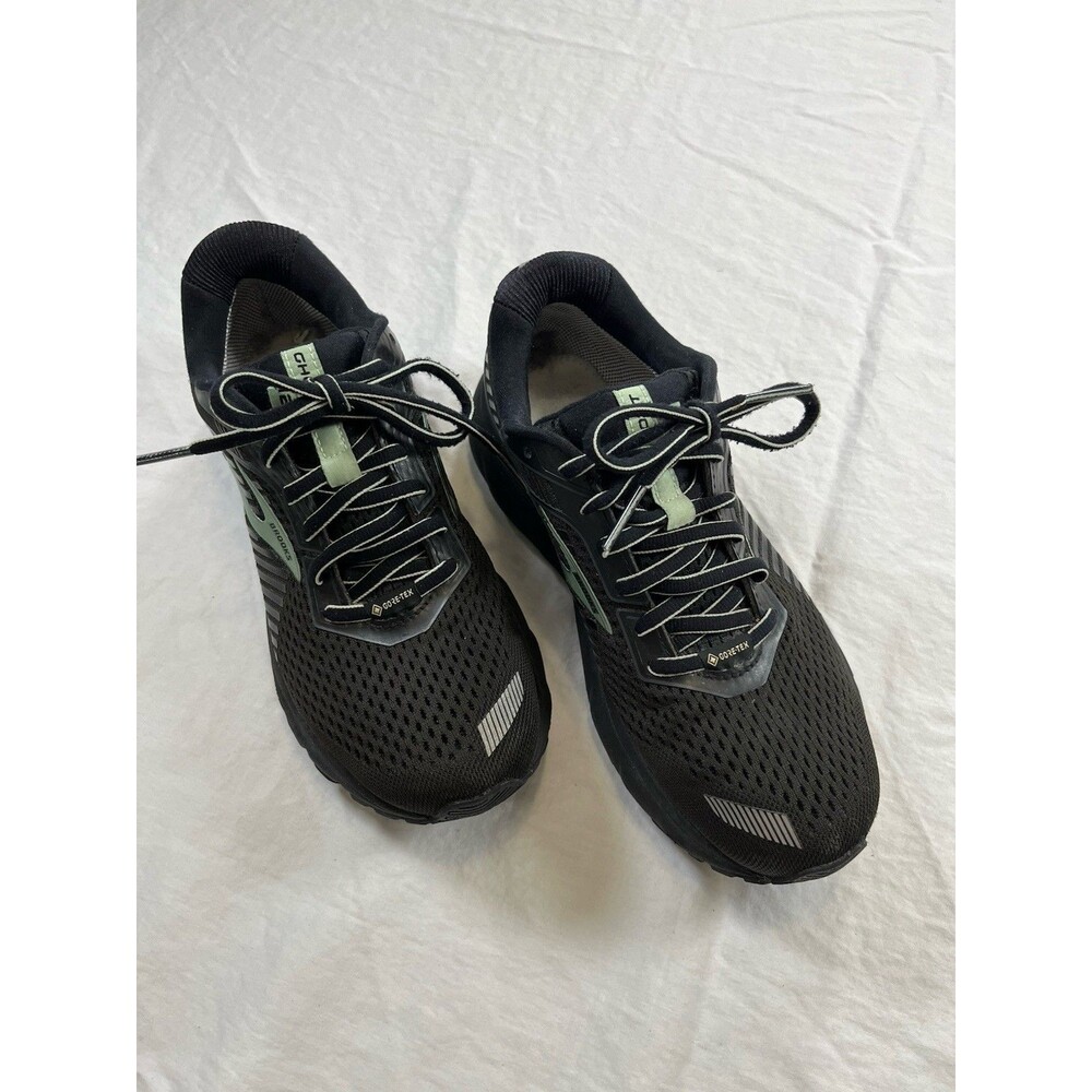 Brooks Ghost 12 GTX Women's Size 7 B Black Waterproof Goretex Running Sneakers